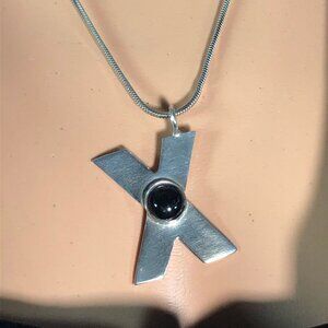 Vintage Discreet public day collar Submissive Original stainless steel & 925 Mex